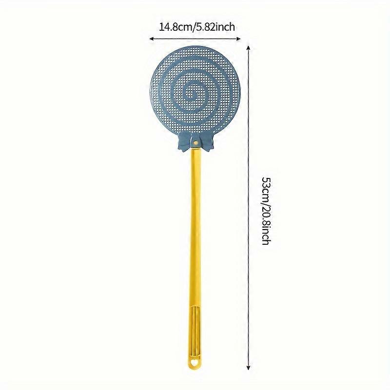 1/4pcs, Fly Swatter, Durable Plastic Fly Swatter, Household Summer Mosquito Swatter, Manual Fly Swatter With Long Handle, Fly Mosquito Insect Killer,
