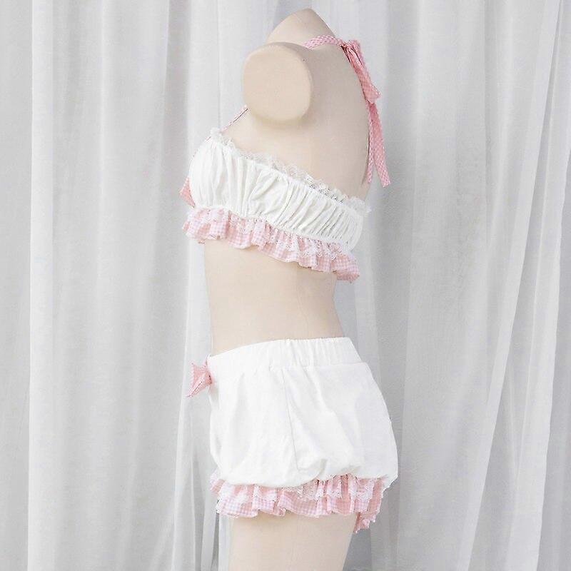 Acheter Sous-vêtements de Lingerie pour femmes, slips à volants, culottes transparentes en maille, sous-vêtements transparents