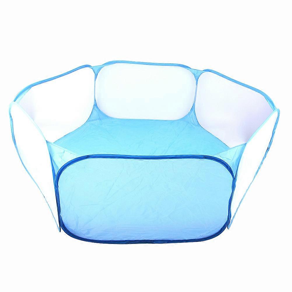 Children Fence Tent Toys Hexagonal Fence Foldable Fence for Pets Blue