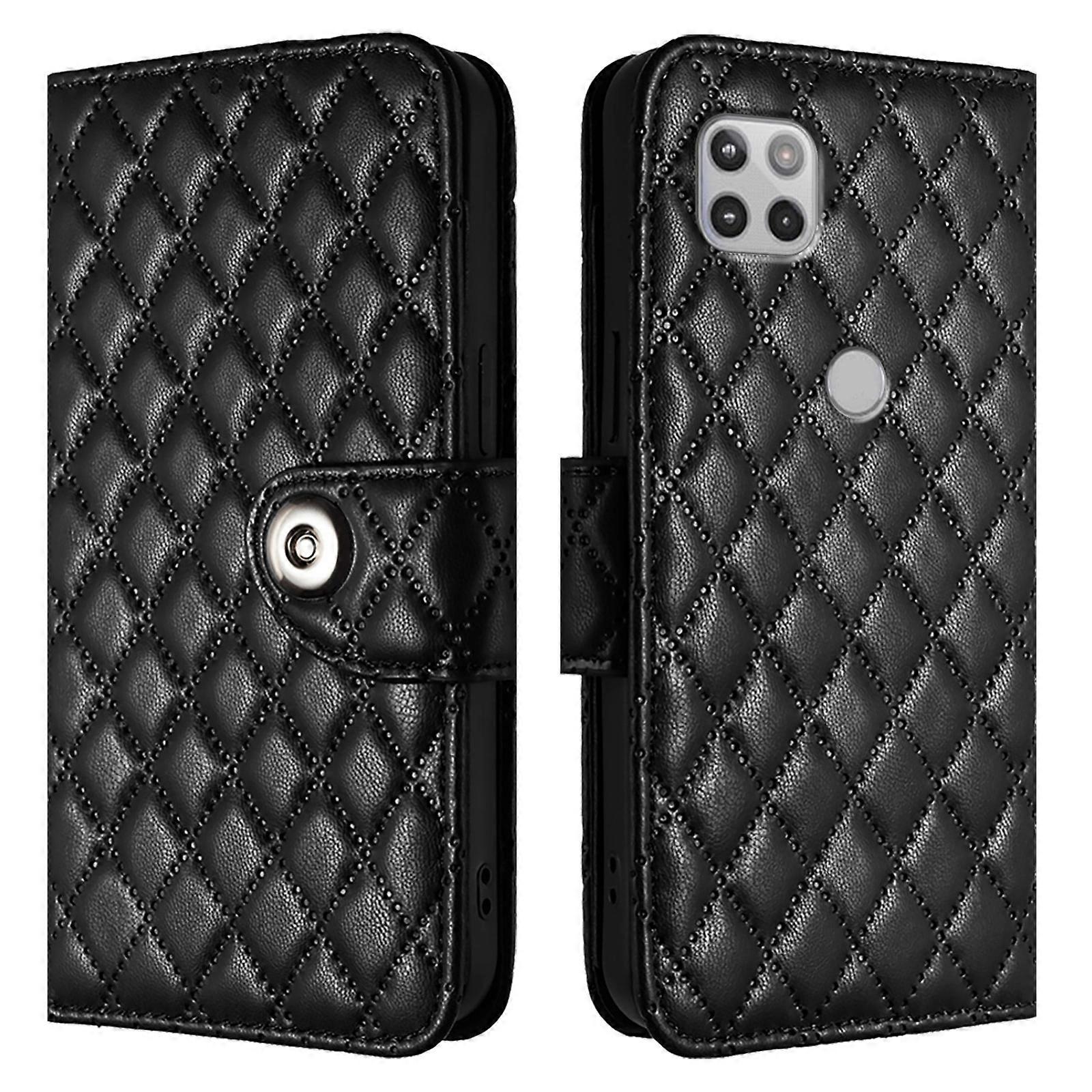 Leather Phone Case For Motorola One 5G Ace