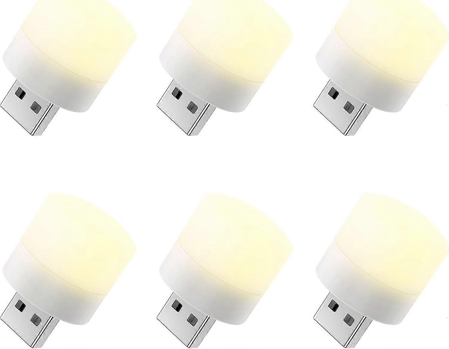 Mini USB Night Light, Compact LED Bulb, Portable Lighting, Ambient Lighting, Decorative Lamp, Plug i