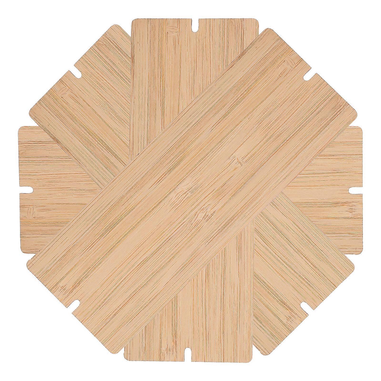 4Pcs Multi-function Door Signs Office Door Bamboo Blank Signs Practical DIY Blank Signs