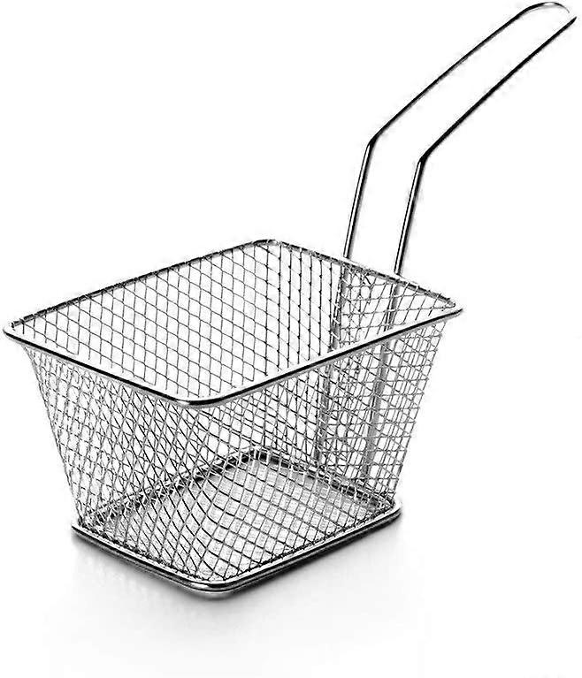 ニルヴァーナ751900ミニスクエアバスケット、その他、シルバー、9 x 10.5 x 18 cm