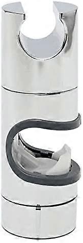 Replacement adjustable shower bracket for slide bar 18-25mm outer diameter, chrome finish.