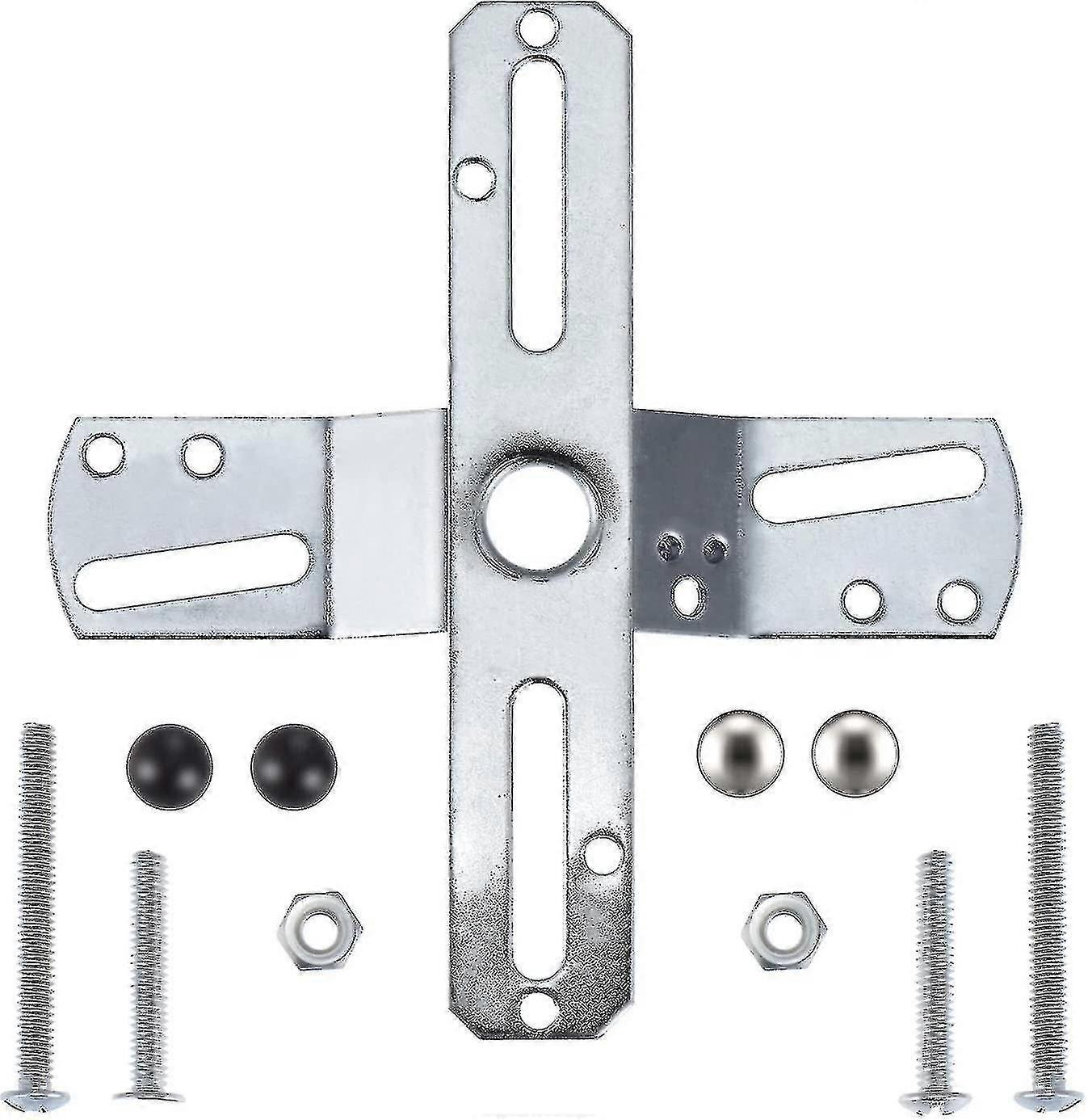 4 Universal Light Fixture Crossbar 360 Rotation. Cross-shaped Lighting Crossbar
