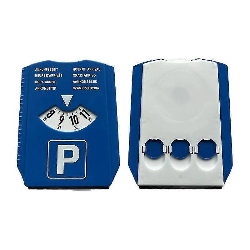 Snow Time Display Disc Ice Scraper Car Parking Card Time Sign Tire Depth Gauge