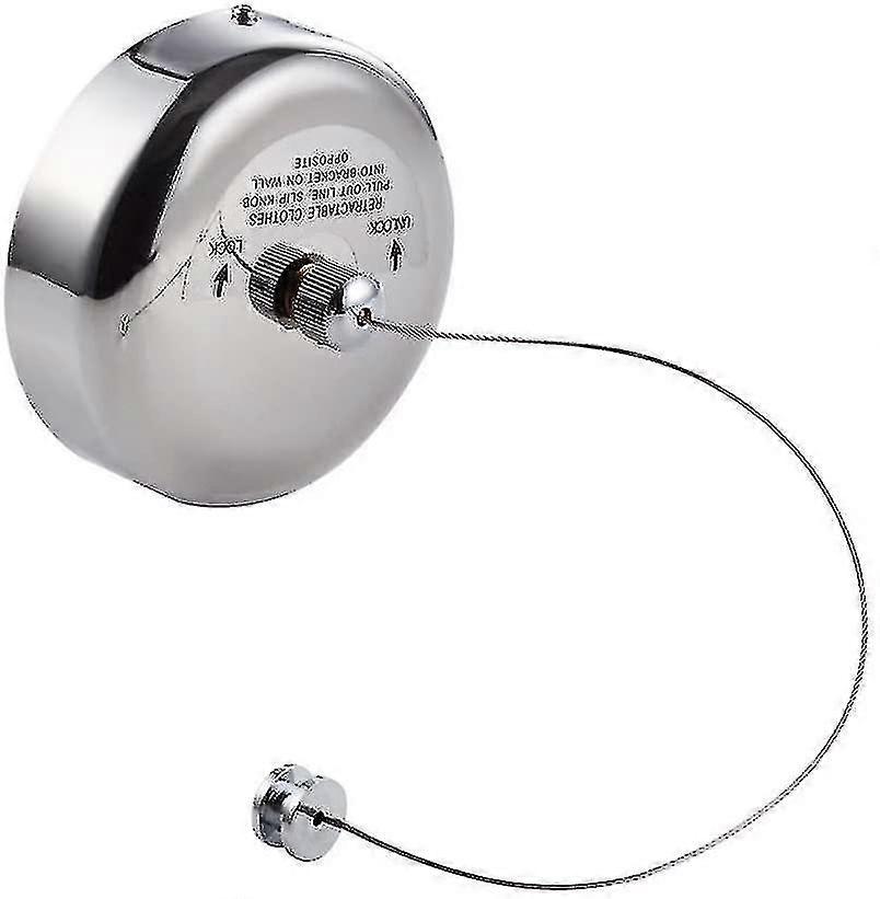 Stainless Steel Retractable Clothes Hanger Extendable Polished Chrome-