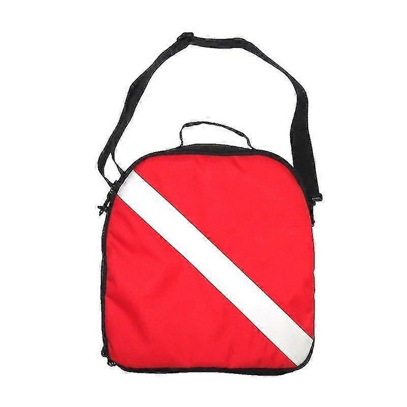 scuba diving regulator - first and second stage headgear breathing bag1pcs, red and white)