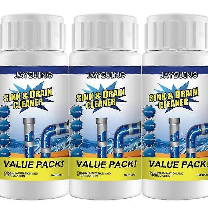 Powerful Pipe Declogger Sink Drain Powder Suitable for Restaurants, Hotels, and Residential Use Eliminate Stubborn Clogs