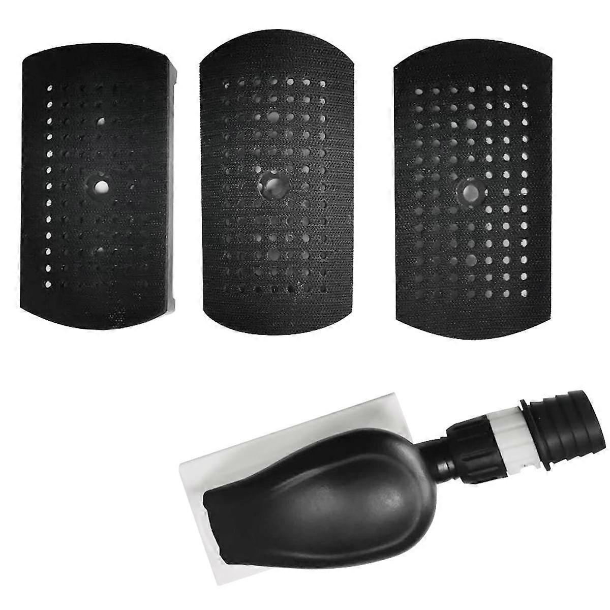 Hand Sanding Block Kit with Replacement Pad Hook and Loop Multipurpose Sander Tool for Wood Sanding