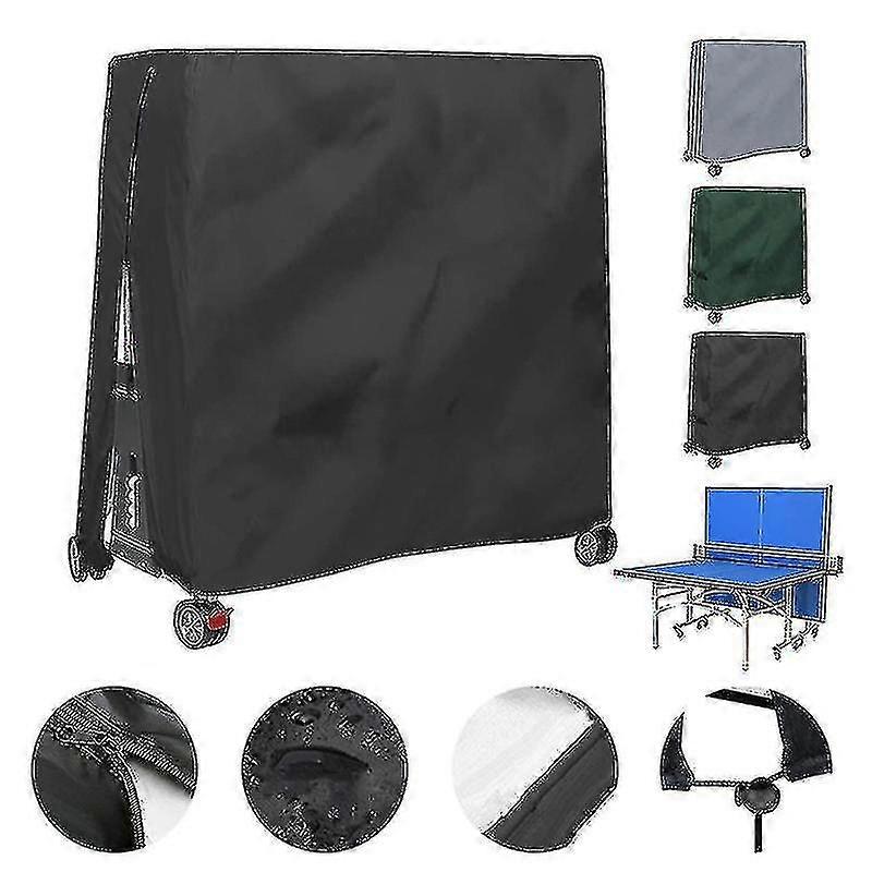 Outdoor Waterproof And Dustproof Table Tennis Table Cover Table Tennis Table Cover 165x70x185cm Tw