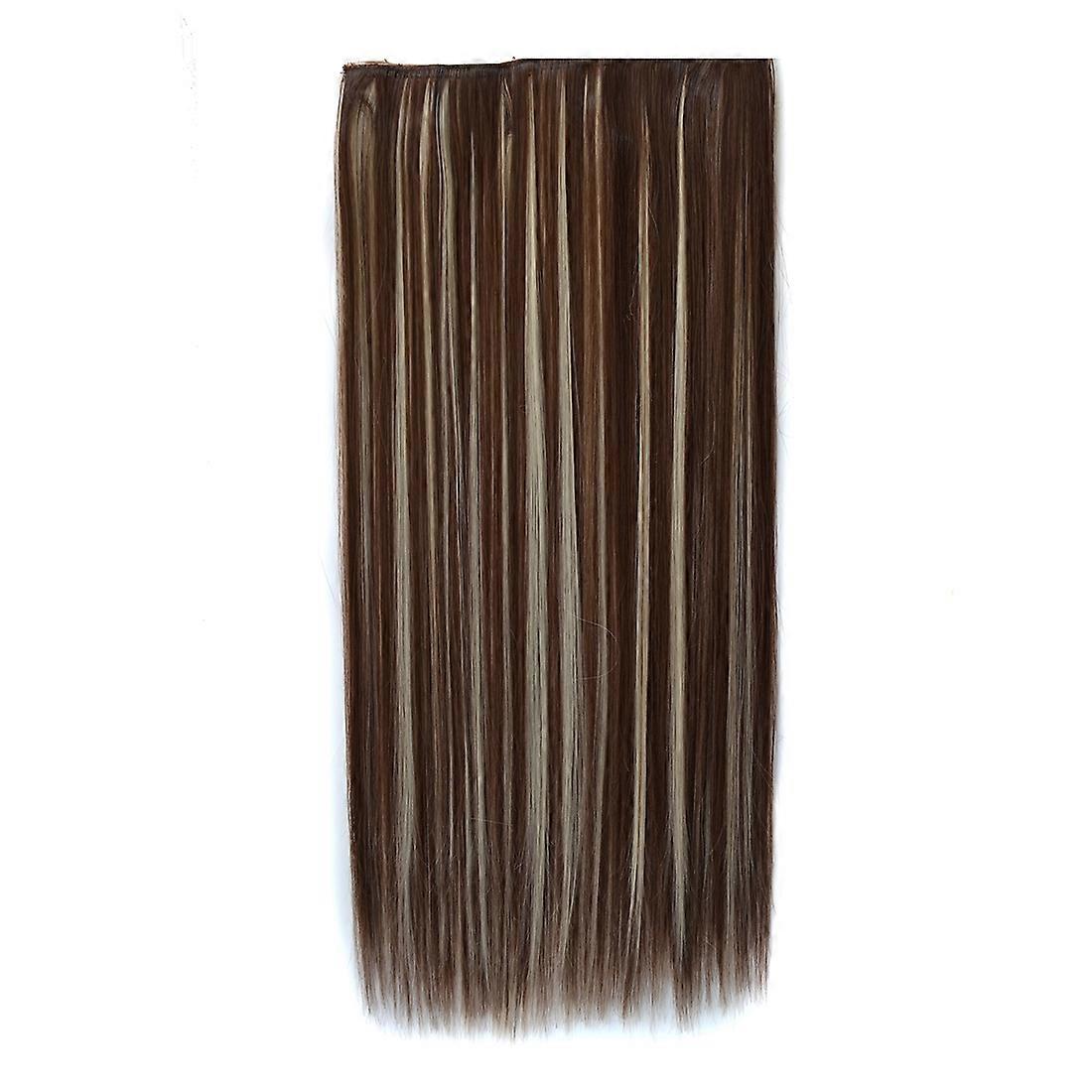 One-piece Seamless Five-clip Wig Long Straight Wig