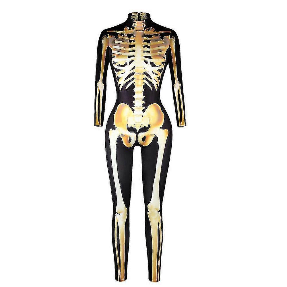 3d Skeleton Bodysuit Stretch Cosplay Jumpsuits