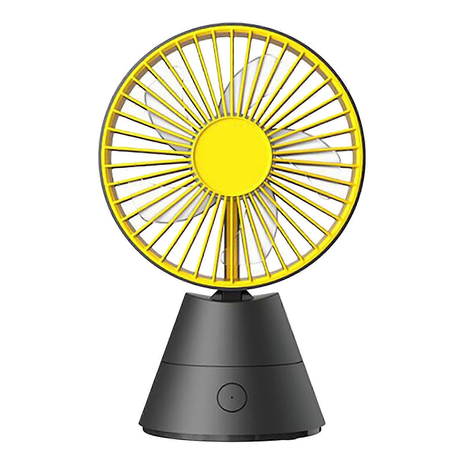 USB Desk Fan Strong Wind And Silent Automatic Shaking