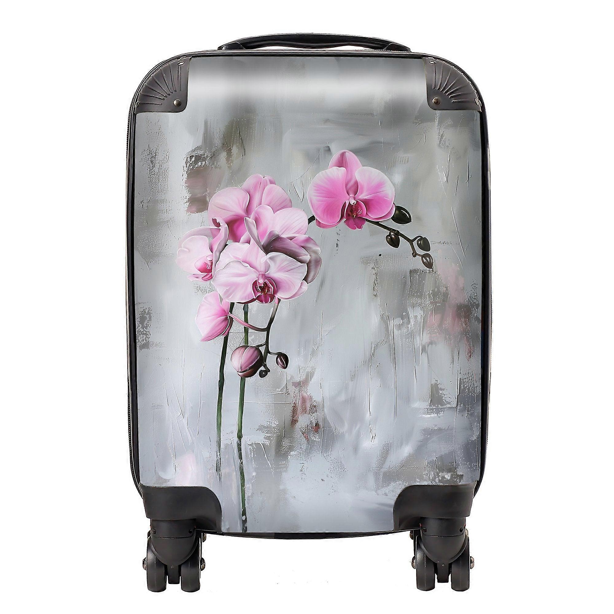 Pink Orchids Suitcase