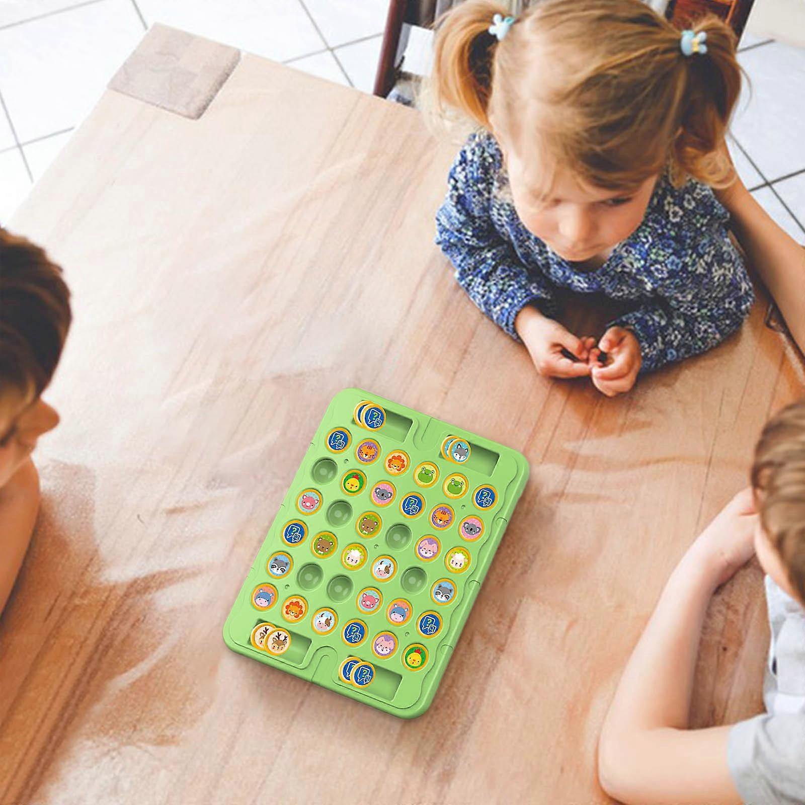Flip Memory Game Kindergarten Party Activities Flip Board Game Children's Double Match Flip Flop Flip Flop Leaning Intellectual Toys Observation Conce