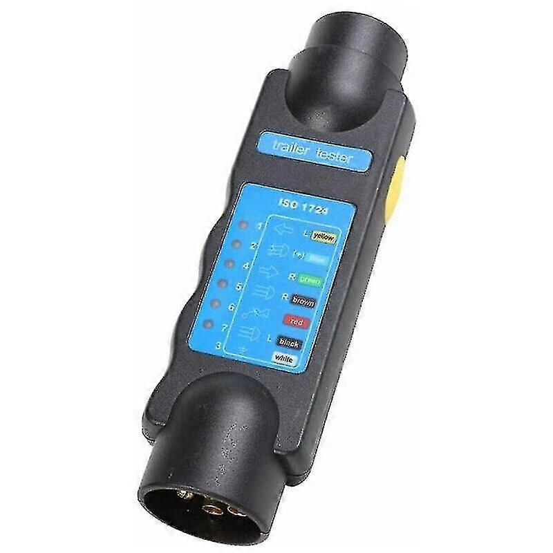 Pin Trailer Tester7 Pin Car Trailer Tester, 12v Trailer 7 Pin Tester Lights Wiring Circuit Diagnostic Tools (7 Pin Trailer Tester) Hs