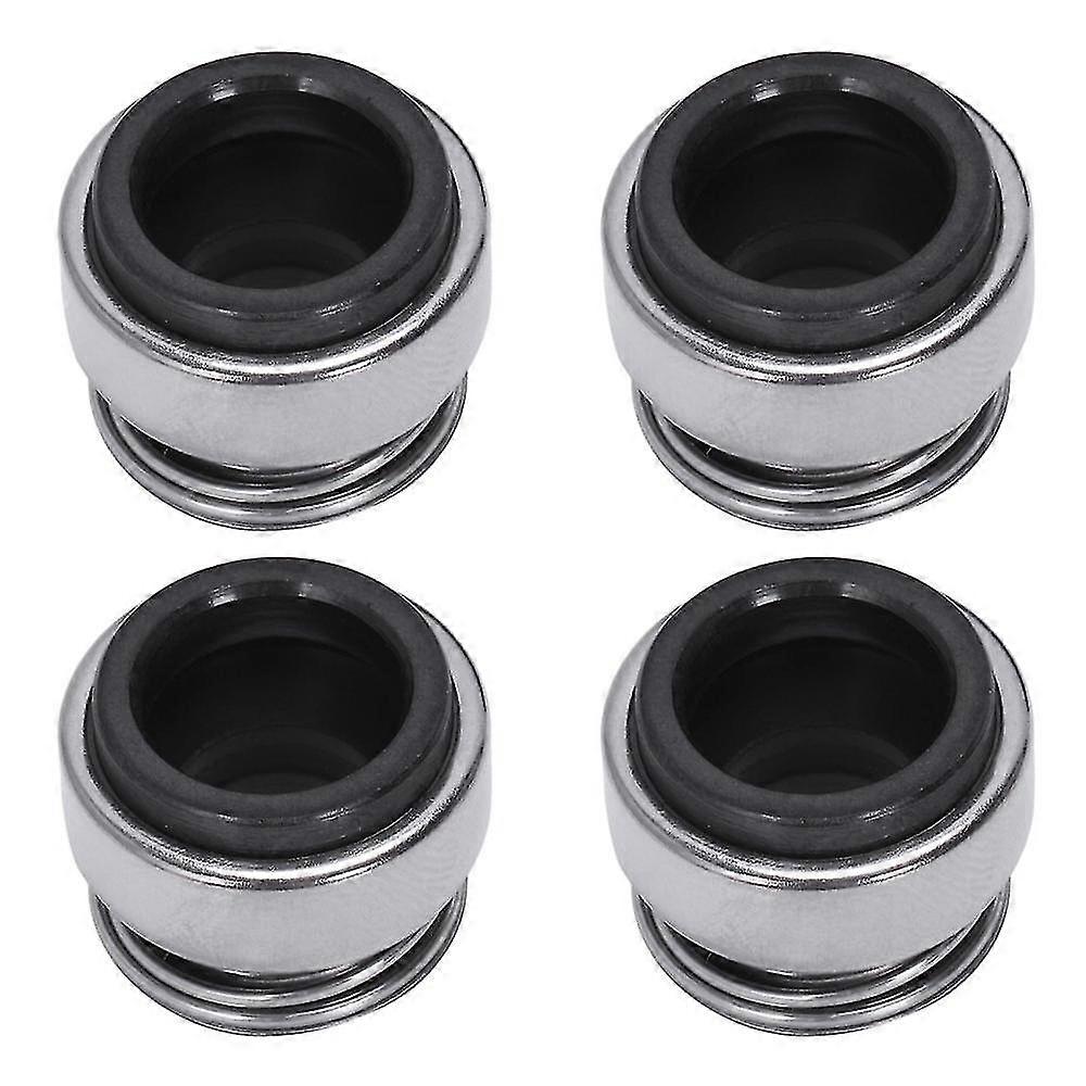 4x 12mm Coiled Spring Rubber Bellow Pump Mechanical Seal 301-12