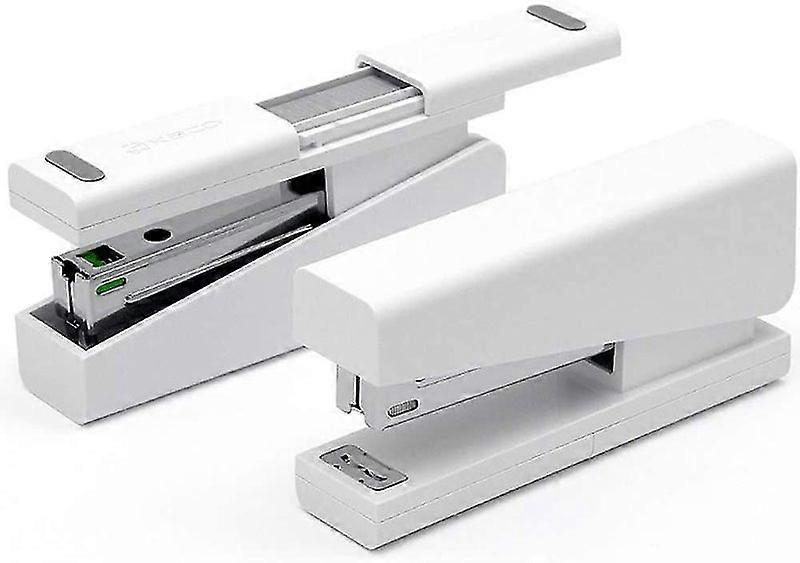 Desktop Stapler: Classic Office Stapler, 20-Sheet Capacity, White