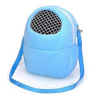 Pet Hamsters Carrier Bag Portable Outgoing Travel Backpack With Shoulder Strap For Small Pets Hedgehog, Sugar Glider