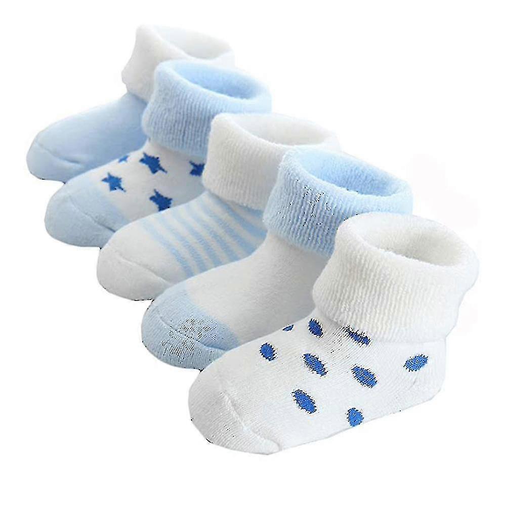 5 Pack Cute Baby Infant Socks