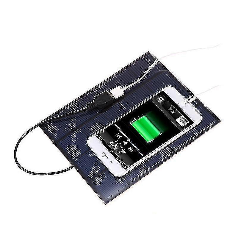 5v 5w Portable Solar Power Panel With Usb