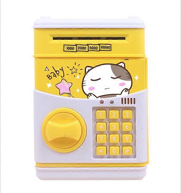 Cartoon Piggy Bank Coin Piggy Bank ATM Deposit Machine Automatic Panda Piggy Bank Code Locks for Children
