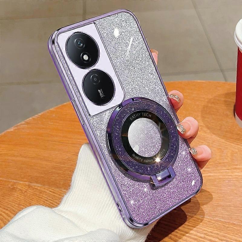 Round Holder TPU Phone Case For Honor Play 50 Plus