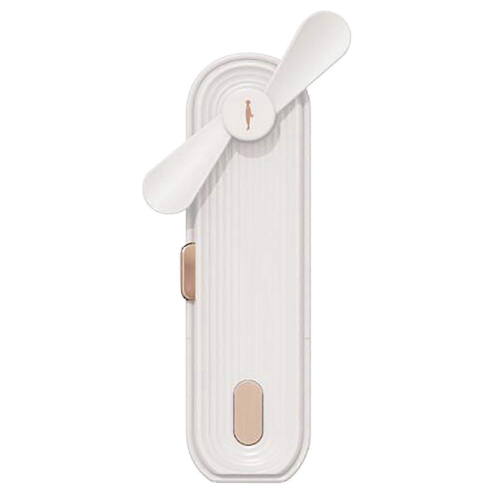 rechargeable handheld usb fan with strong wind mini mute portable electric fan