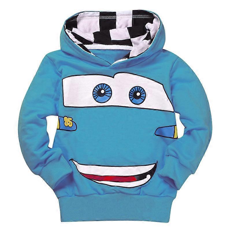 Boys' Spring and Autumn Sweatshirt Jacket Children's Cartoon Zipper Hoodie Thin