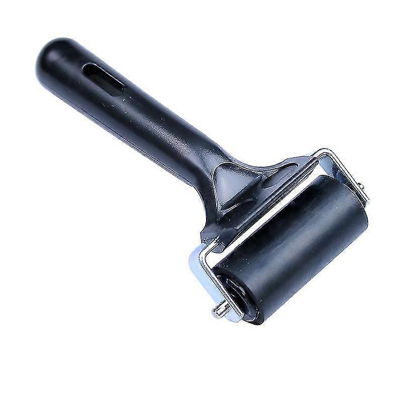 Glue Roller Soft Ink Applicator For Printmaking Wallpaper Ink Paint Block Stamping (1pc, Black)