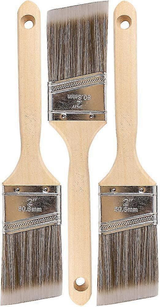 Paint Brushes - 3ea - Paint Brush Setbrown3pcs