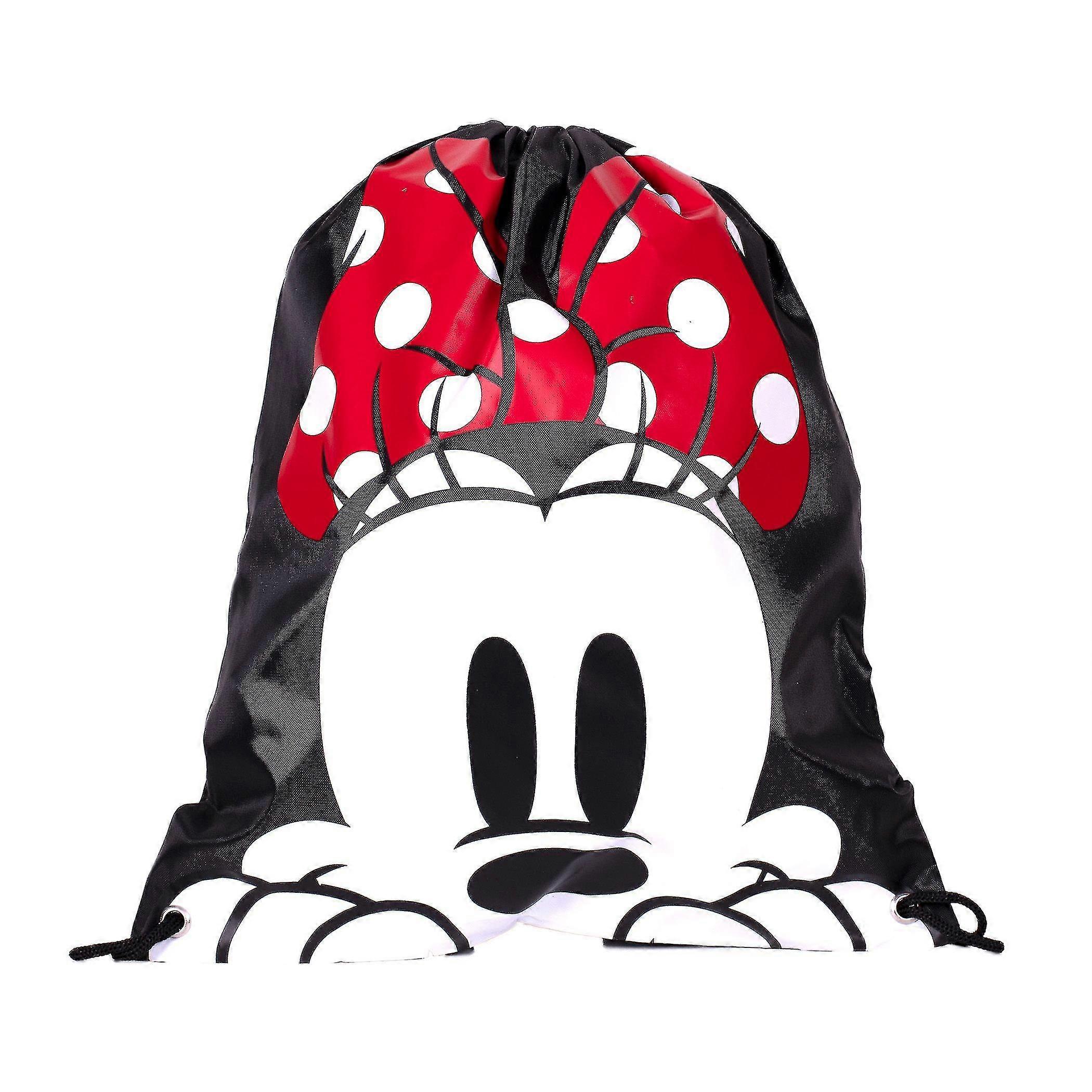 Mickey Mouse Face Drawstring Bag