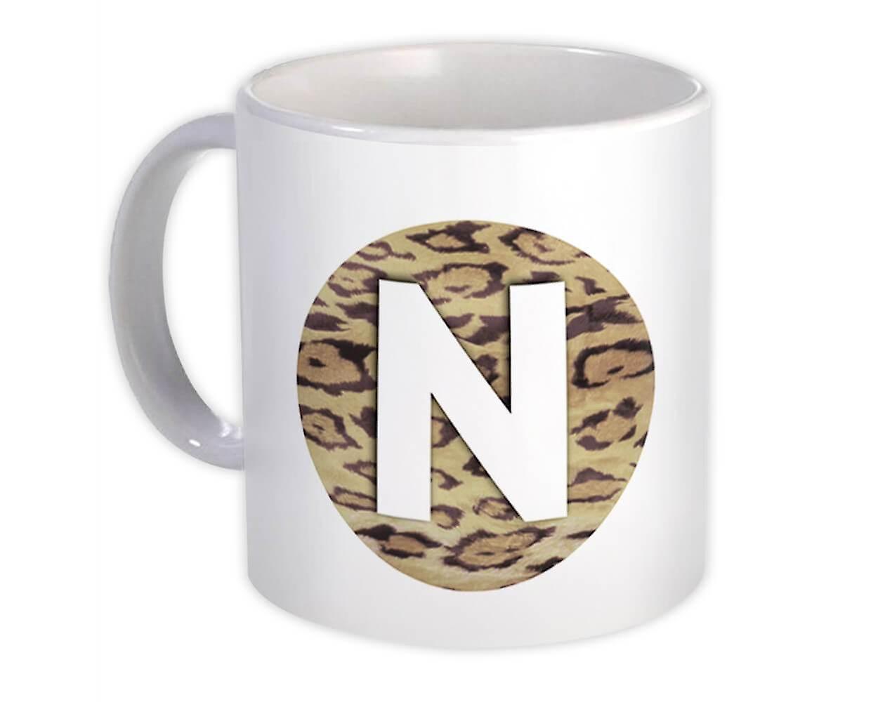 Gave krus: Monogram Brev N Gepard