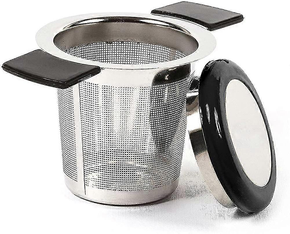 Stainless Steel Tea Filter Tea Infuser Tea Strainer With Thin Hole Silicone