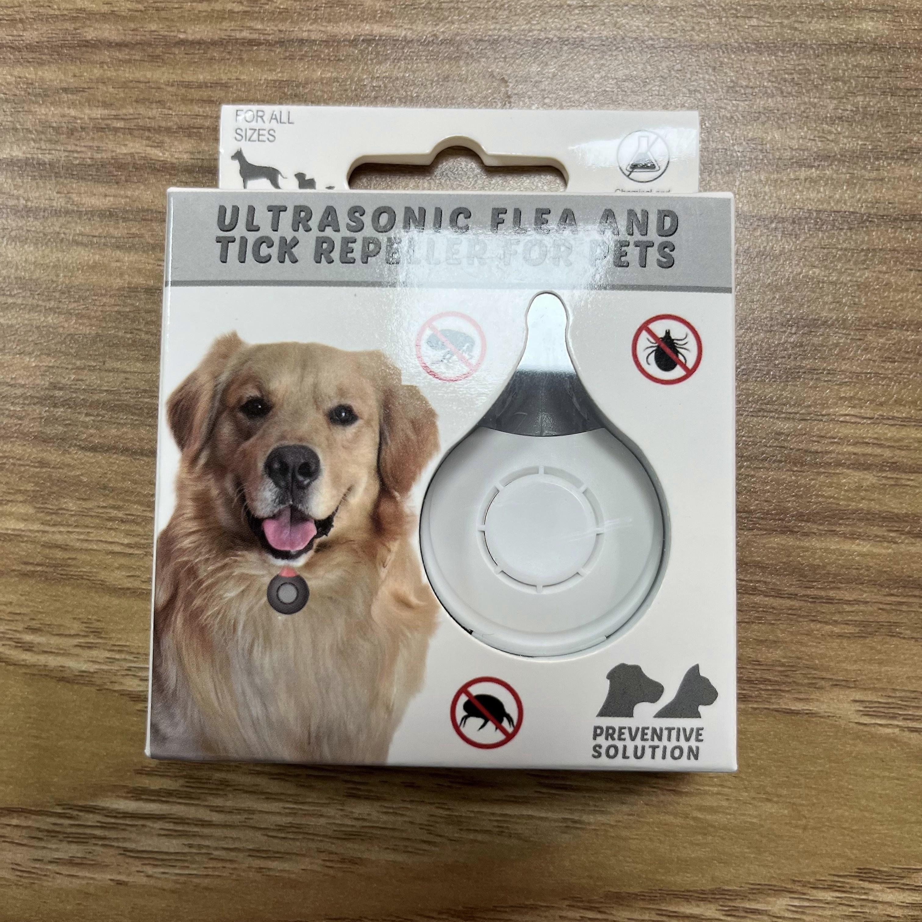1pc Safe & Effective Pet Ultrasonic Insect Repeller Pendant - Automatic Flea & Tick Control - Non-Toxic, Outdoor/Indoor Use - Keeps Your Cat or Dog Pe