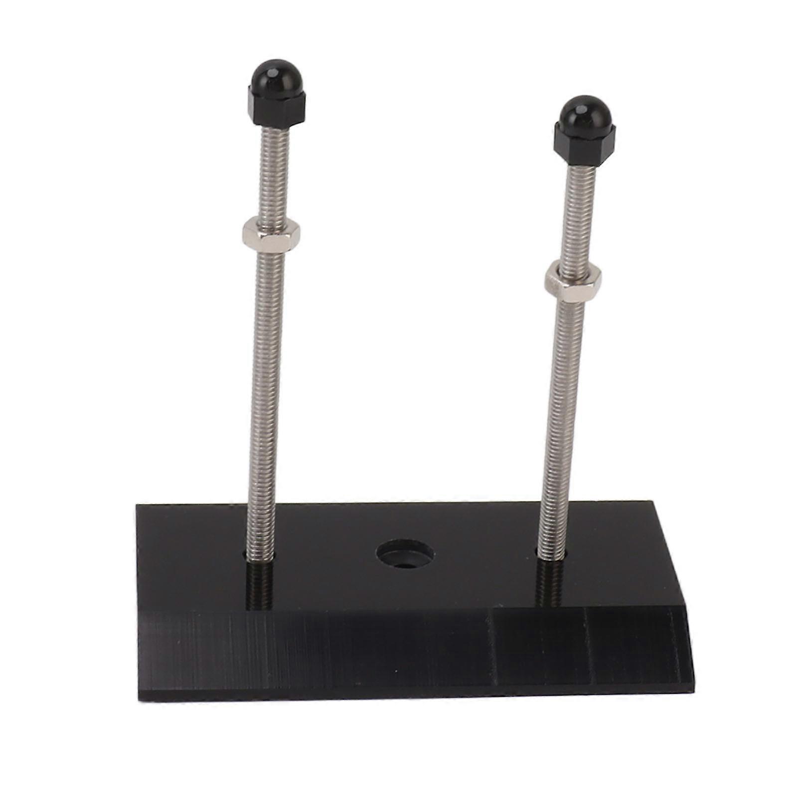 Black Acrylic Skateboard Wall Mount Hanger for Deck Display - Vertical Floating Design Durable  Stable