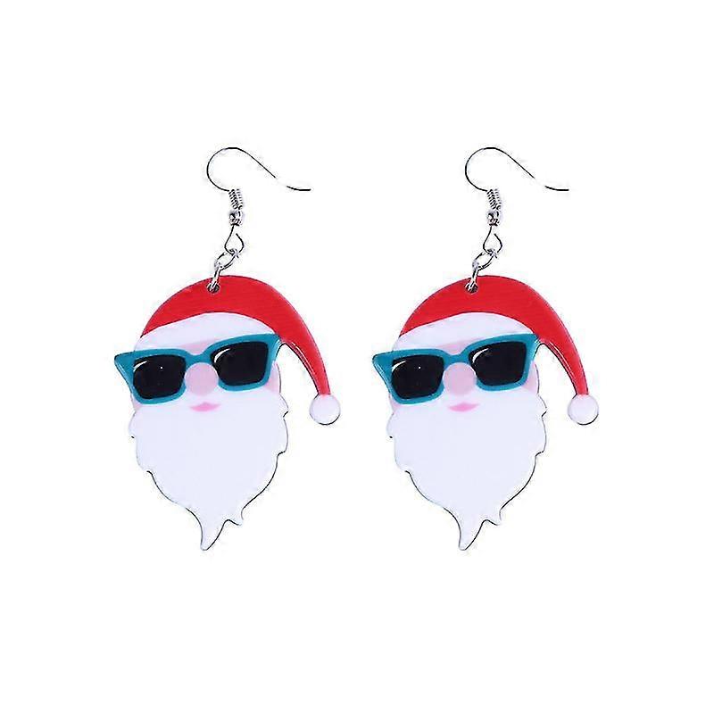 1pair Creative Santa Ear Stud-c
