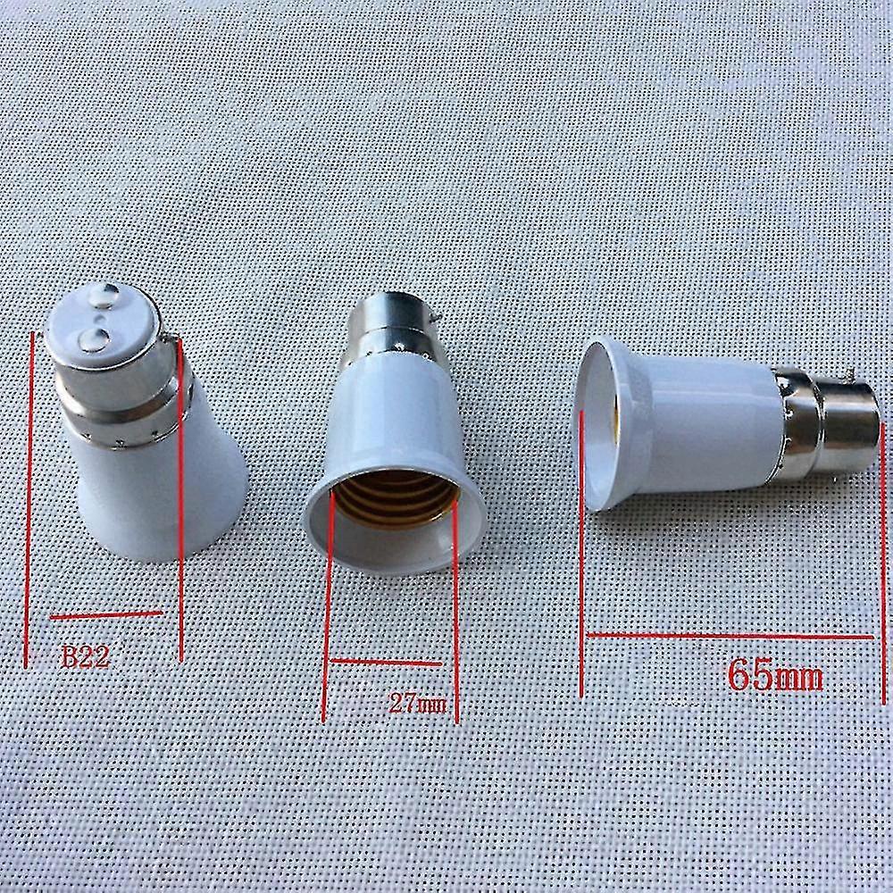 10 قطع BC B22 إلى Es E27 محول حربة كاب إديسون برغي لمبة ضوء محول - hibn-hibn