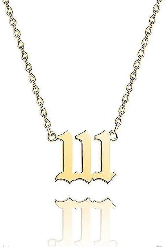 Angel Number Collier Argent / or Acier inoxydable Numérologie Bijoux