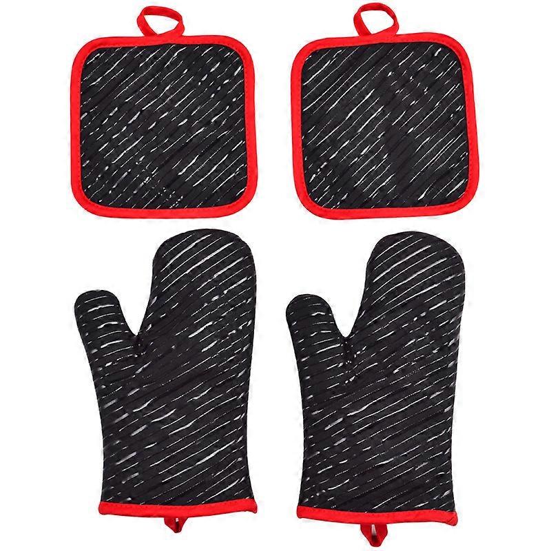 Silicone Insulated Heat Resistant High Temperature Gloves for Oven Insulated Tools