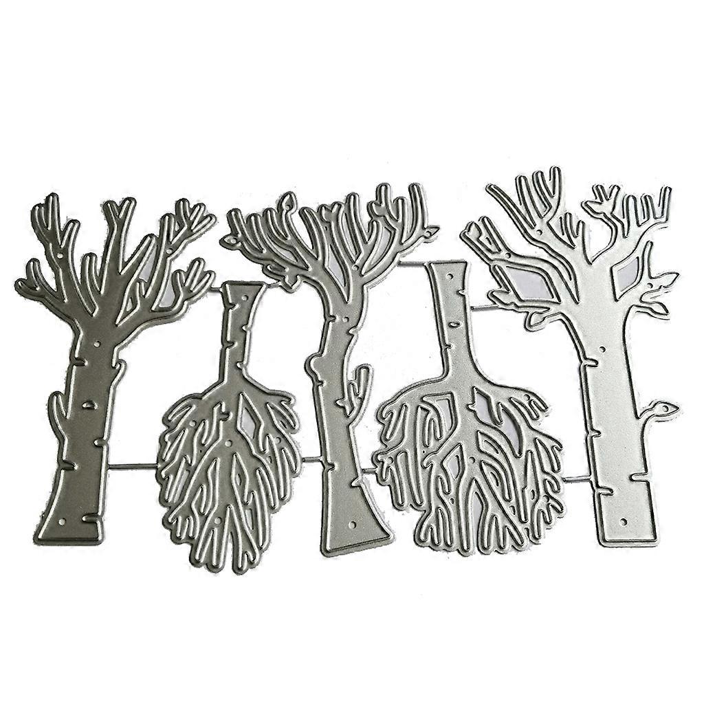 Trees Branches Metal Die Cuts Stencil Embossing Script Die Stencils Template