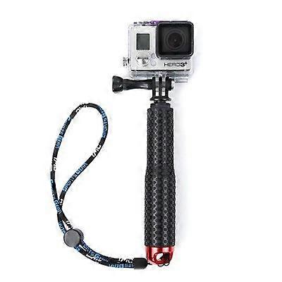 Dww-19" Telescopic Aluminum Monopod (Red, Random Rope Color) for GoPro Hero 10/9/8/7/6/5/4/3+/3/Hero (2018)/Fusion Crosstour Campark NEW APEMAN