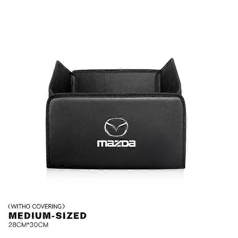 حقيبة منظم جلد السيارة صندوق تخزين رحلة قابل للطي لمازدا 6 3 5 2 CX5 CX7 323 ديميو أكسيلا أتينزا CX9 MX3 MX5 RX8 RX7