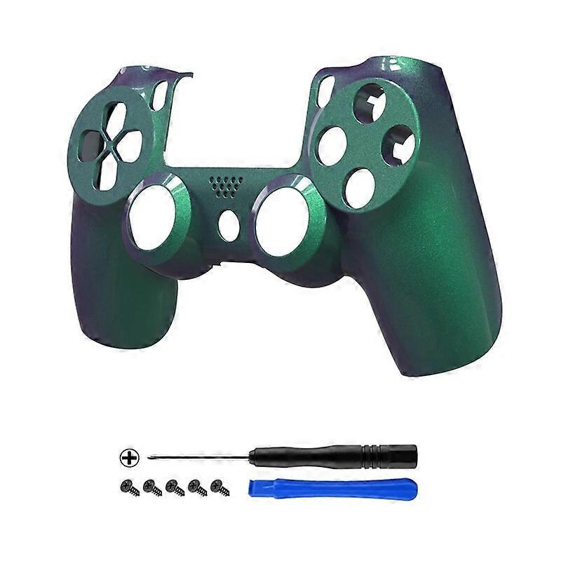 DATA FROG Replacement Front Housing Shell Controller Front Case For PS4 Pro DIY Chrome Plating Game For PS4 Slim Accessories