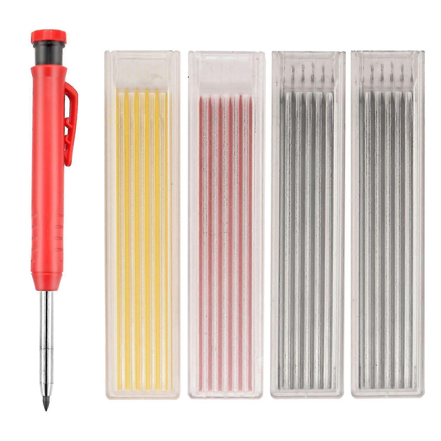 25pieces Pencil With Sharpener Set Includes 1 Marker 24 Pencil Refill