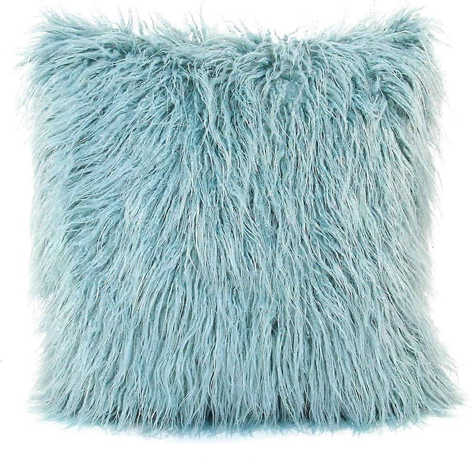 Faux fur pillowcase, Mongolian plush pillowcase, soft plush hug pillowcase, cushion cover