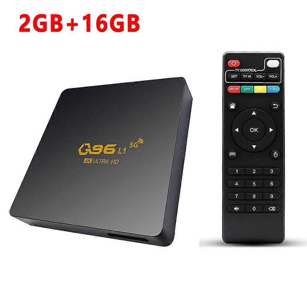 New Q96 L1 Smart TV Box Android 10 Amlogic S905L2 Quad Core 2.4G WIFI 4K UHD Set Top Box 4GB 64GB Player H.265 Smart IPTV Box