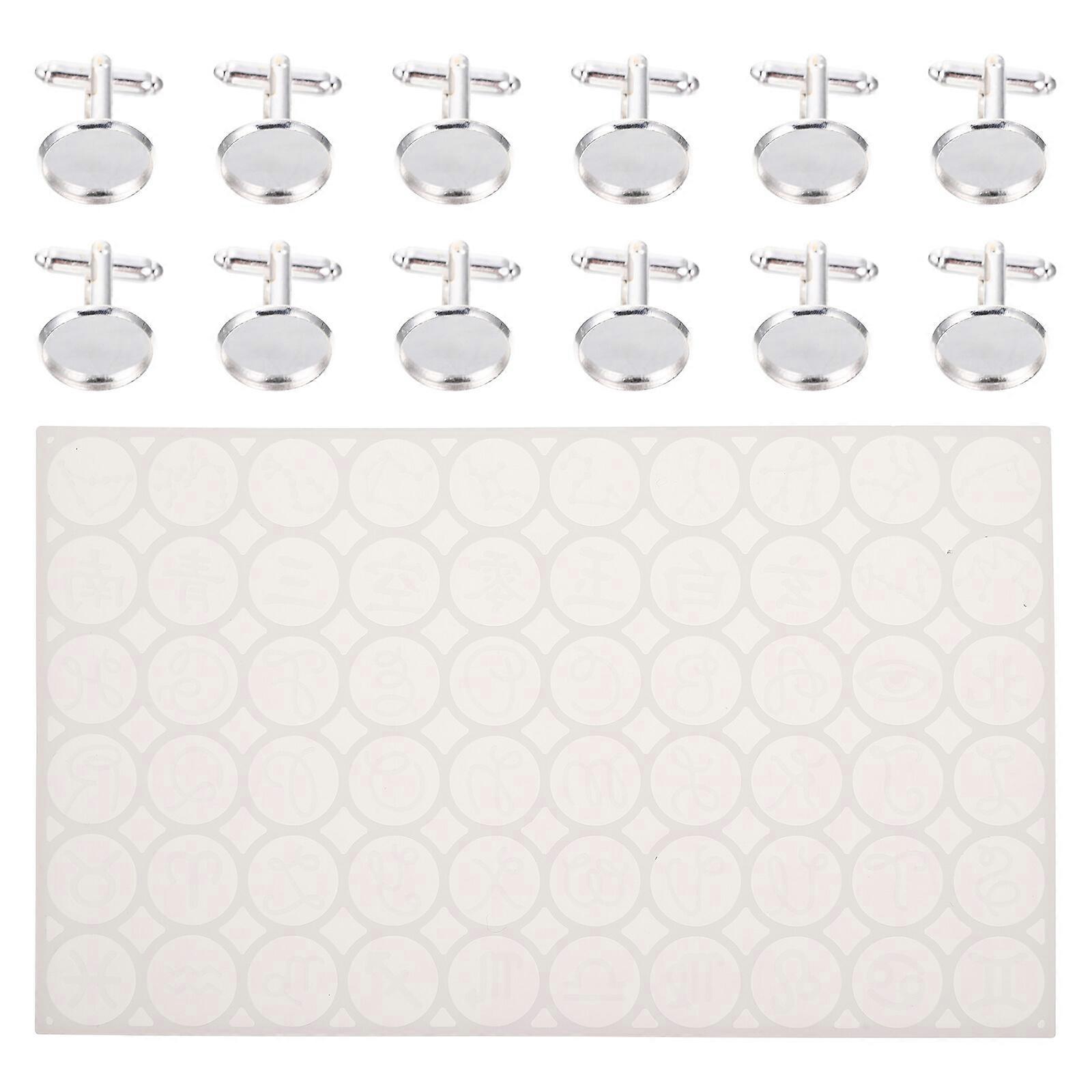 1 set of Shirt Cufflinks Diy Molds Cuff-links Clothes Buttons Making Mold