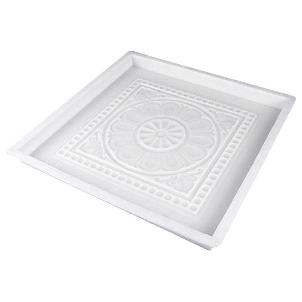 Plastic Pavement Mold Reusable Path Maker Mold Practical Concrete Cement Mold